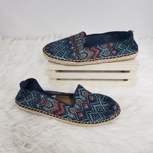 DV by Dolce Vita Shoes - DV Aztec Patterned Espadrilles Blue Red 9 DV by Dolce Vita Shoes - DV Aztec Patterned Espadrilles Blue Red 9